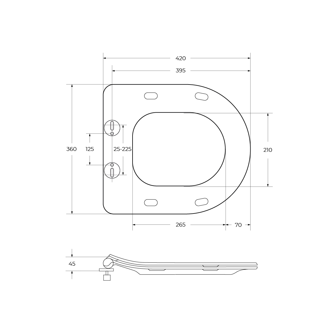 Крышка-сиденье BelBagno AMANDA BB051-2SC