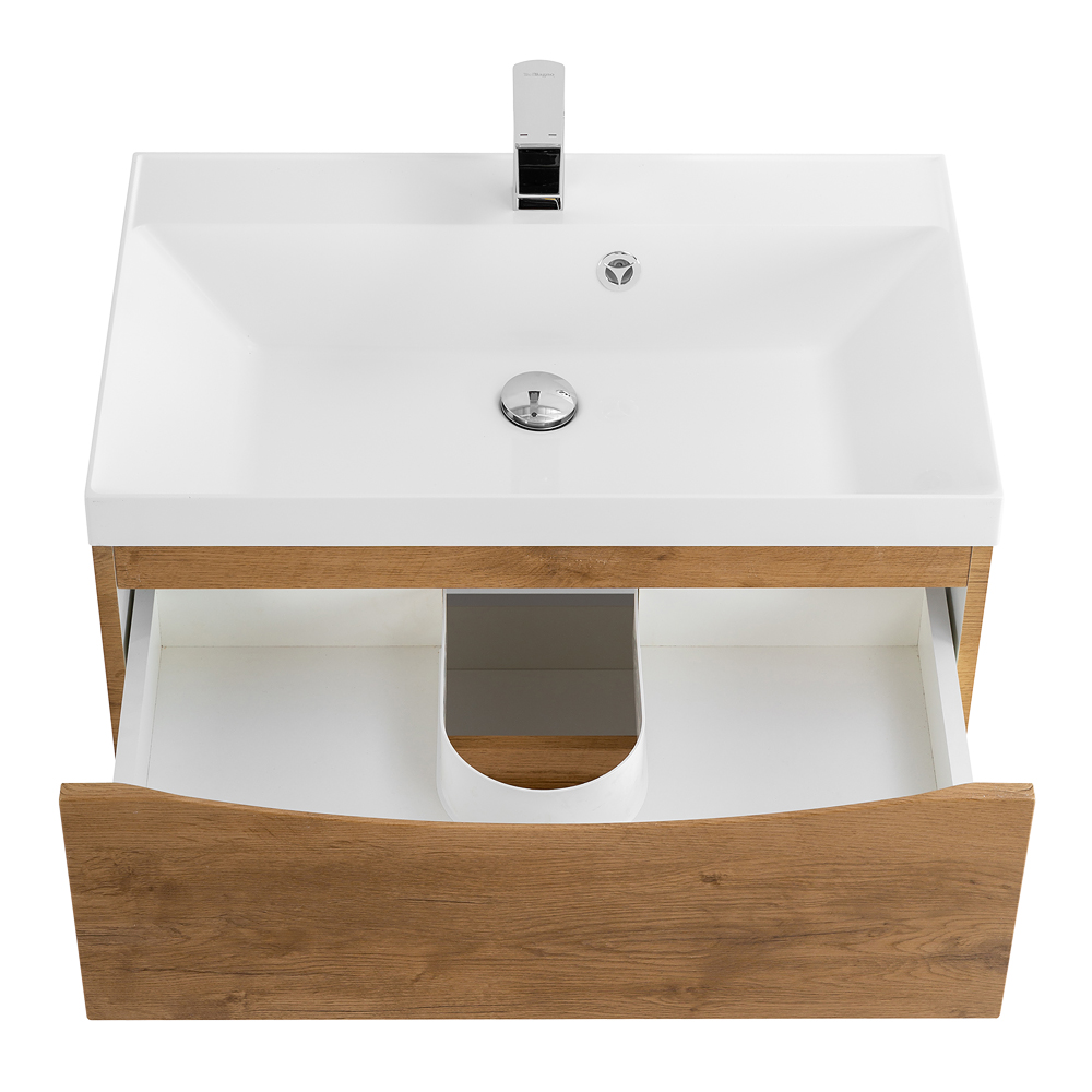 Тумба подвесная с раковиной BelBagno MARINO-700-2C-SO-RN-P