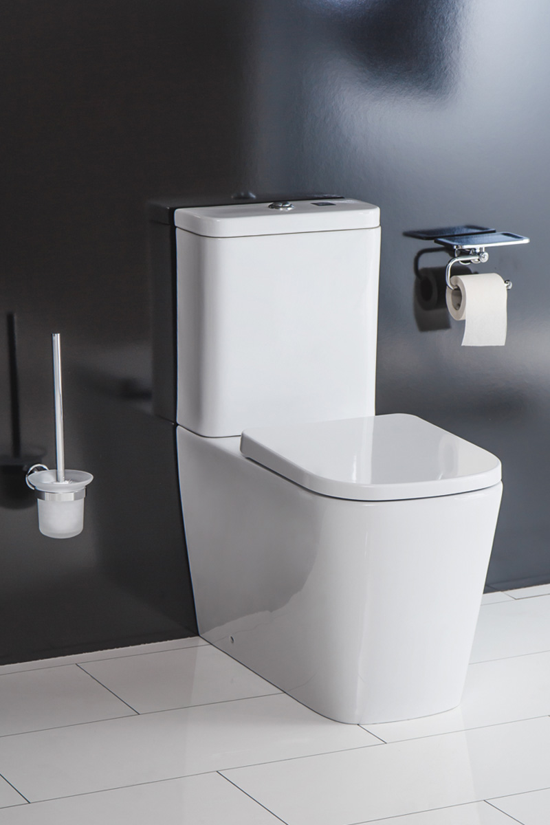 Унитаз-компакт безободковый BelBagno ALBANO BB120CPR + BB120T