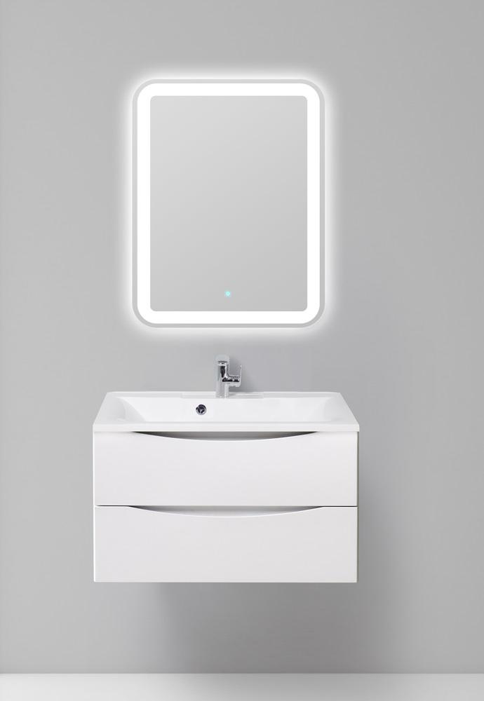 купить Тумба подвесная с раковиной BelBagno MARINO-1000-2C-SO-BL-P 