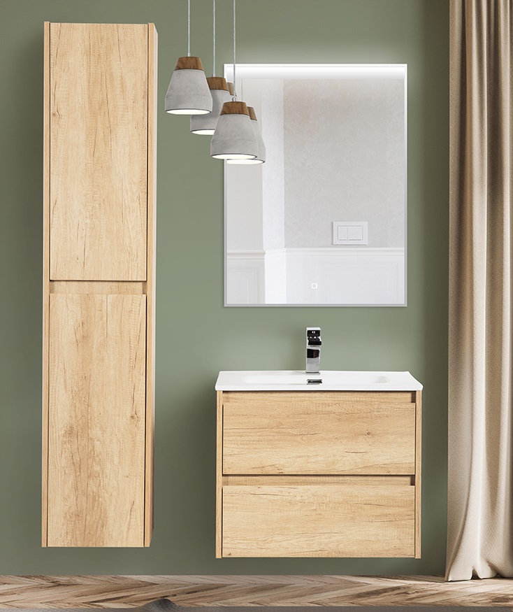 купить Тумба подвесная под раковину BelBagno KRAFT-600-2C-SO-RNN 