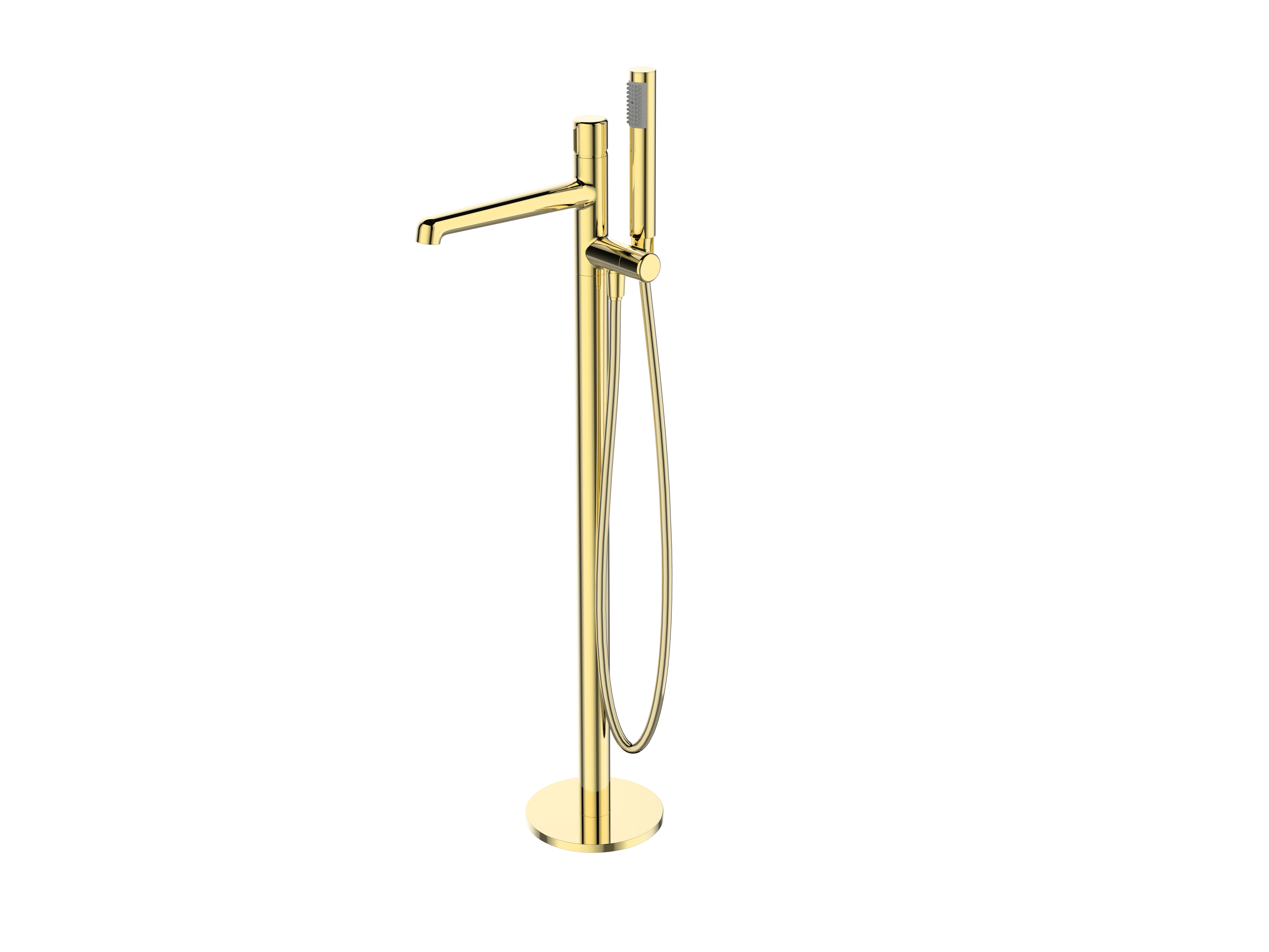 купить Напольный смеситель для ванны BelBagno UNO-FMT-ORO 
