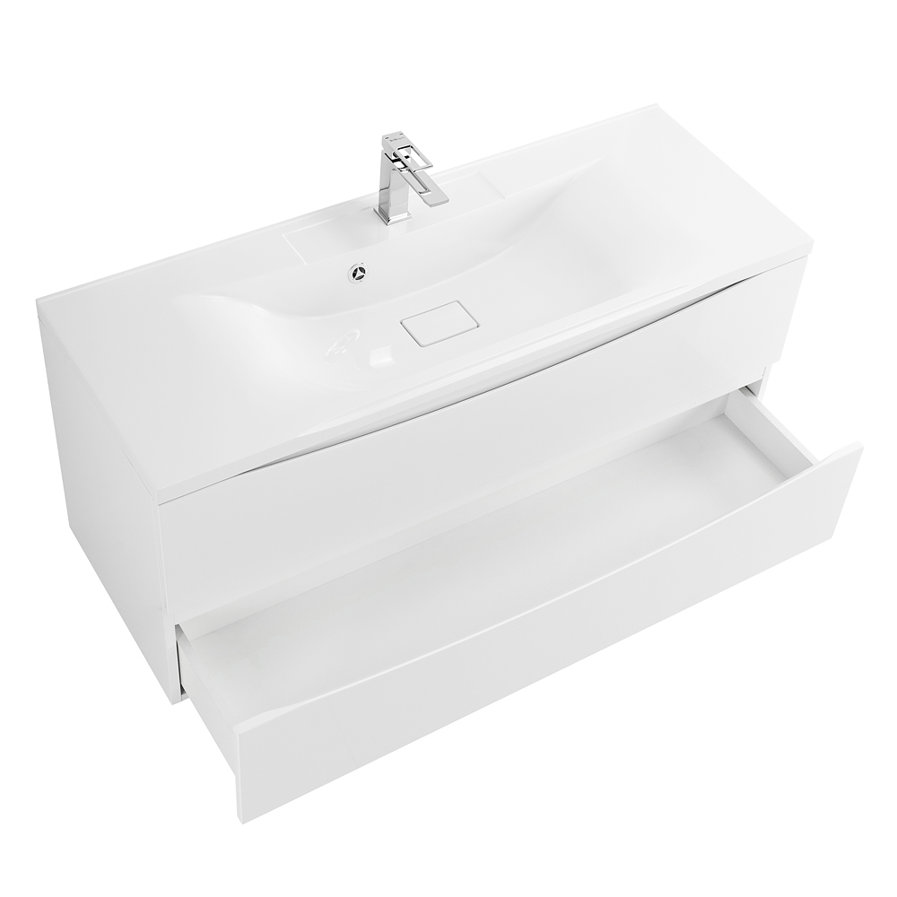 Тумба подвесная с раковиной BelBagno MARINO-1200-2C-SO-BL-P