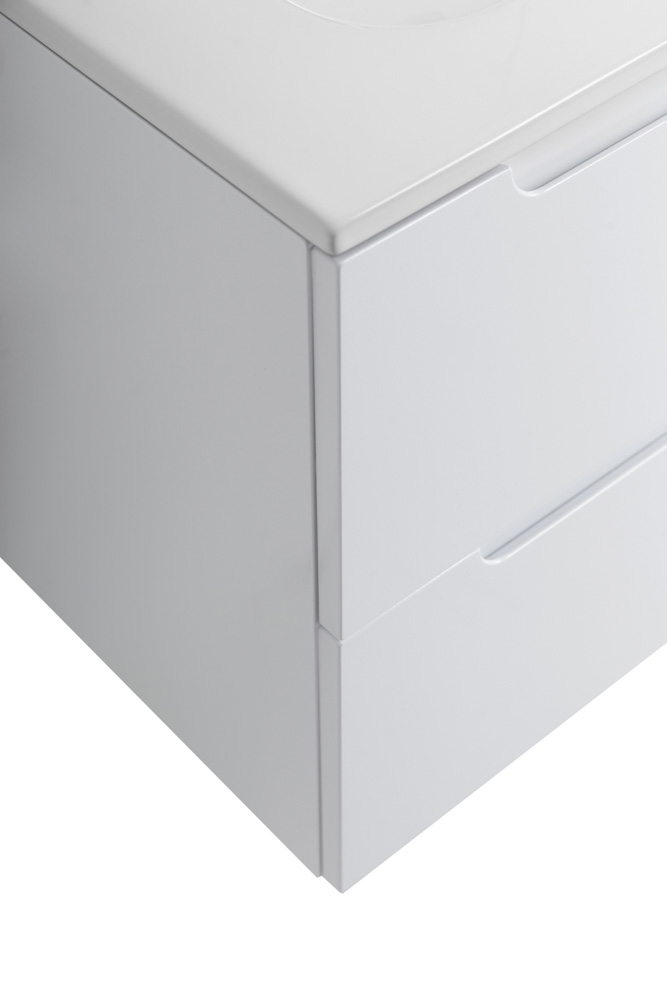 Подвесная тумба с раковиной BelBagno ETNA 120 Bianco Lucido левая, ETNA-1200-2C-1A-SO-BL-L + BB1200ETL-L