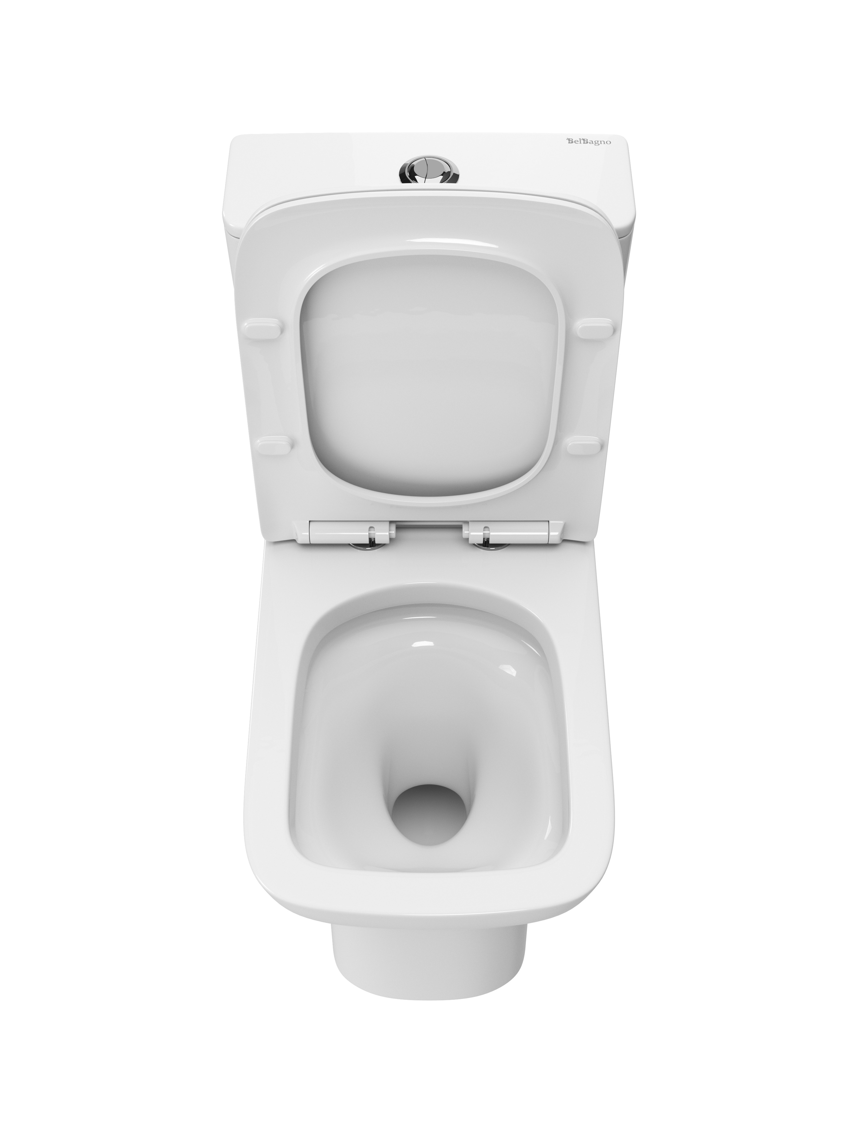 Унитаз-компакт BelBagno ROMANO -TOR BB2803CP/T-TOR/SC с сиденьем и смывом TORNADO