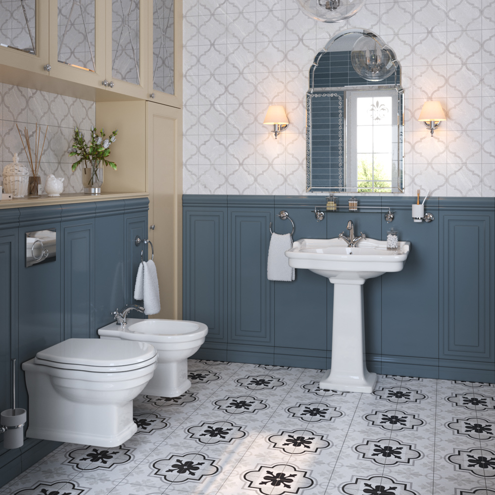 Унитаз подвесной безободковый с сиденьем BelBagno BOHEME BB115CH/BB115SC