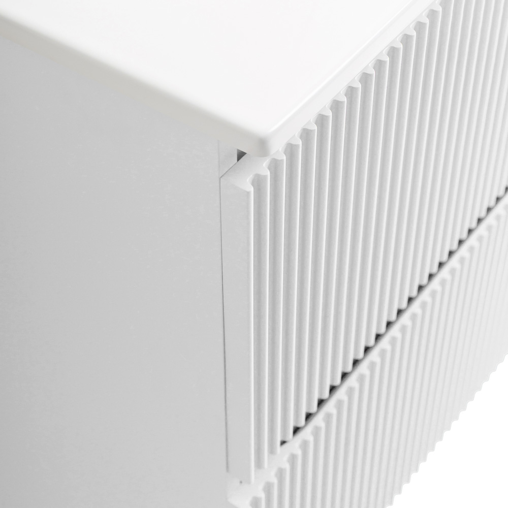 Тумба с раковиной подвесная BelBagno UNO-1200-4C-SO-BO Bianco Opaco, раковина белая BB-8099-120-2 с 2-я чашами