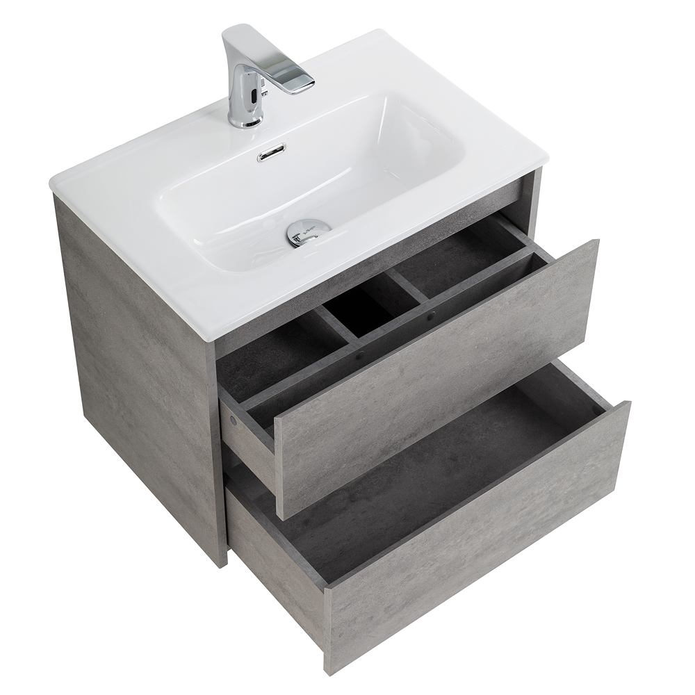 Тумба подвесная с раковиной BelBagno KRAFT 39-600/390-2C-SO-CG