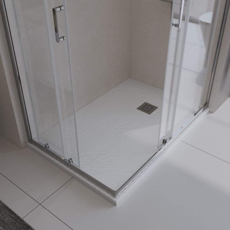 Поддон из искусственного мрамора Belbagno TRAY-MR-UNO-AH-100/80-35-W-CR