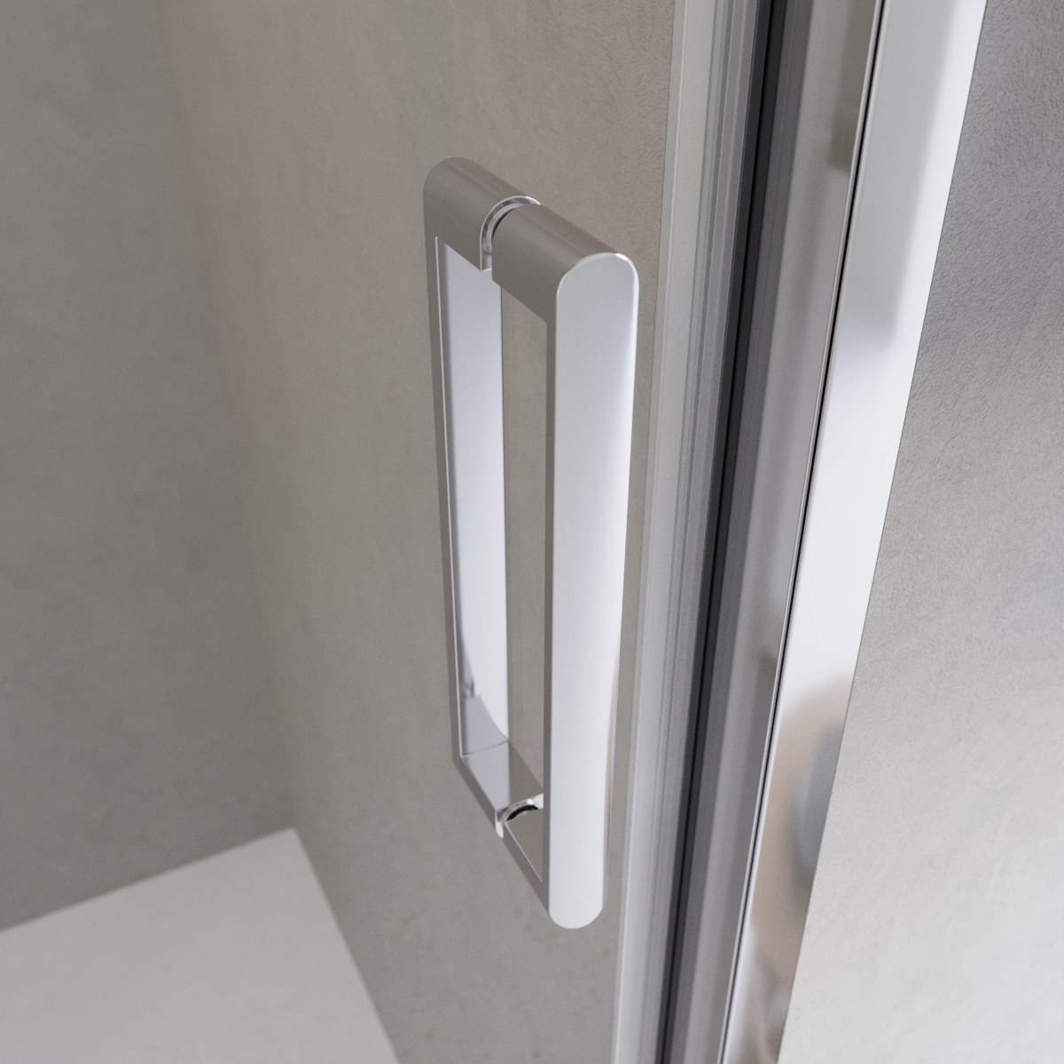 Дверь в проём BelBagno LUCE-BF-1-140-C-Cr