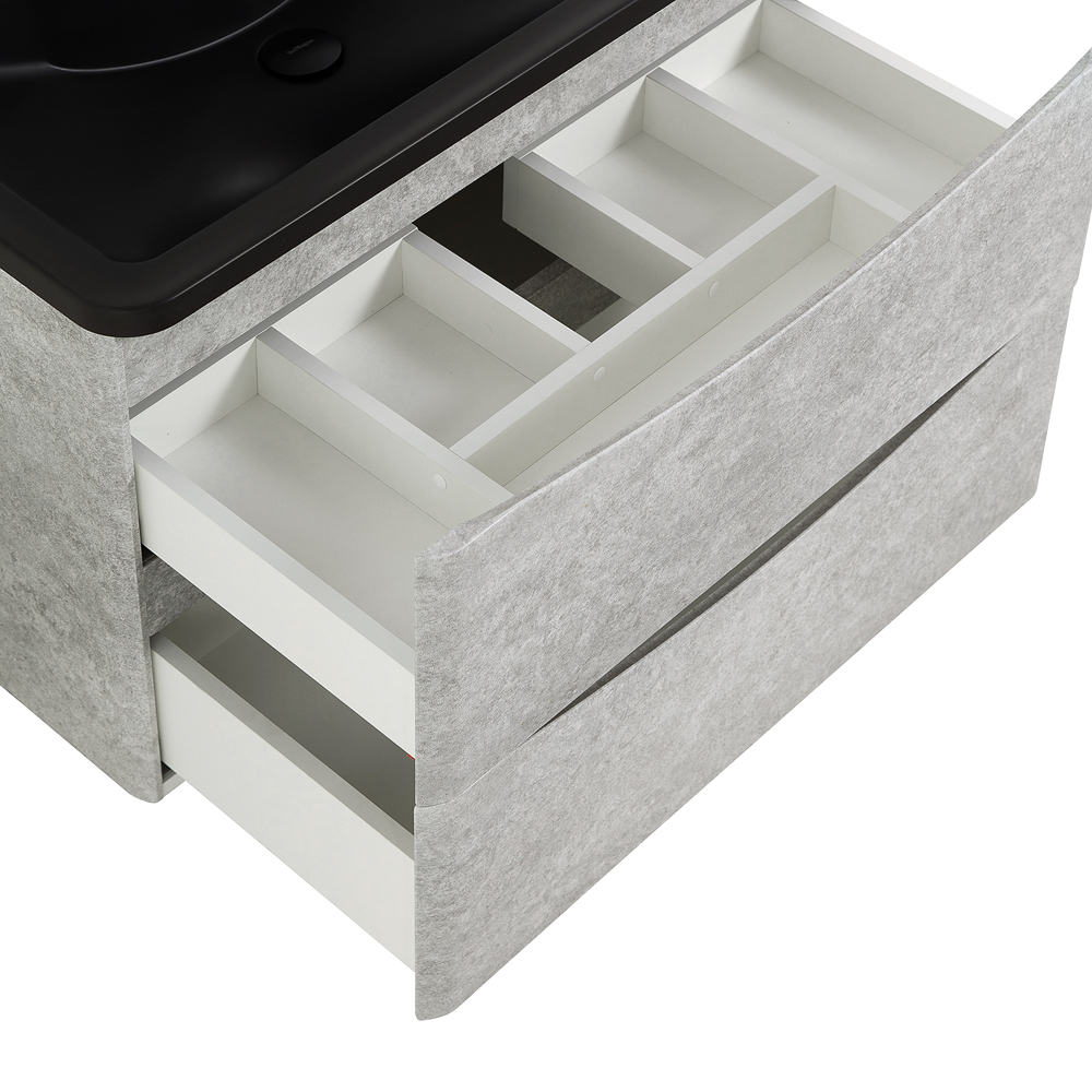 Мебель для ванной комнаты подвесная BelBagno ACQUA-800-2C-SO-CVG 80см Cemento Verona Grigio 