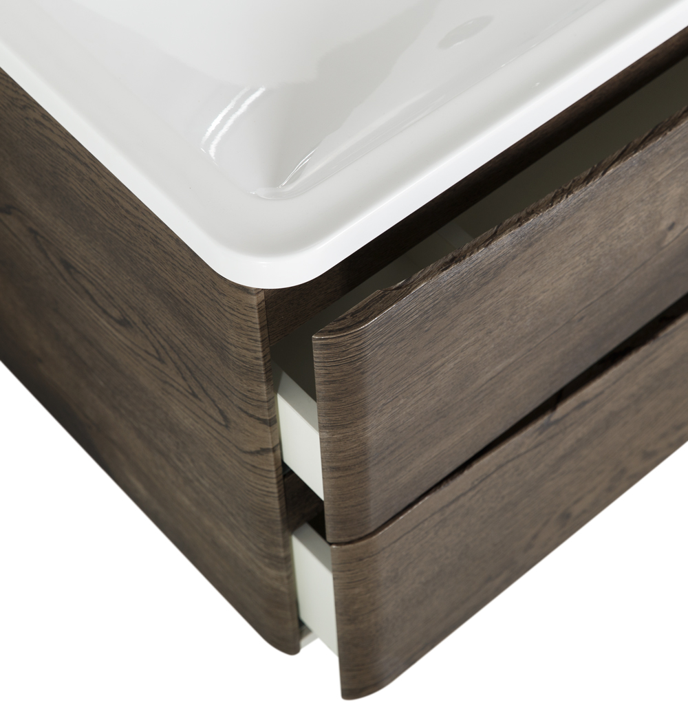Мебель для ванной комнаты подвесная BelBagno ACQUA-900-2C-SO-RNG 90см Rovere Nature Grigio 