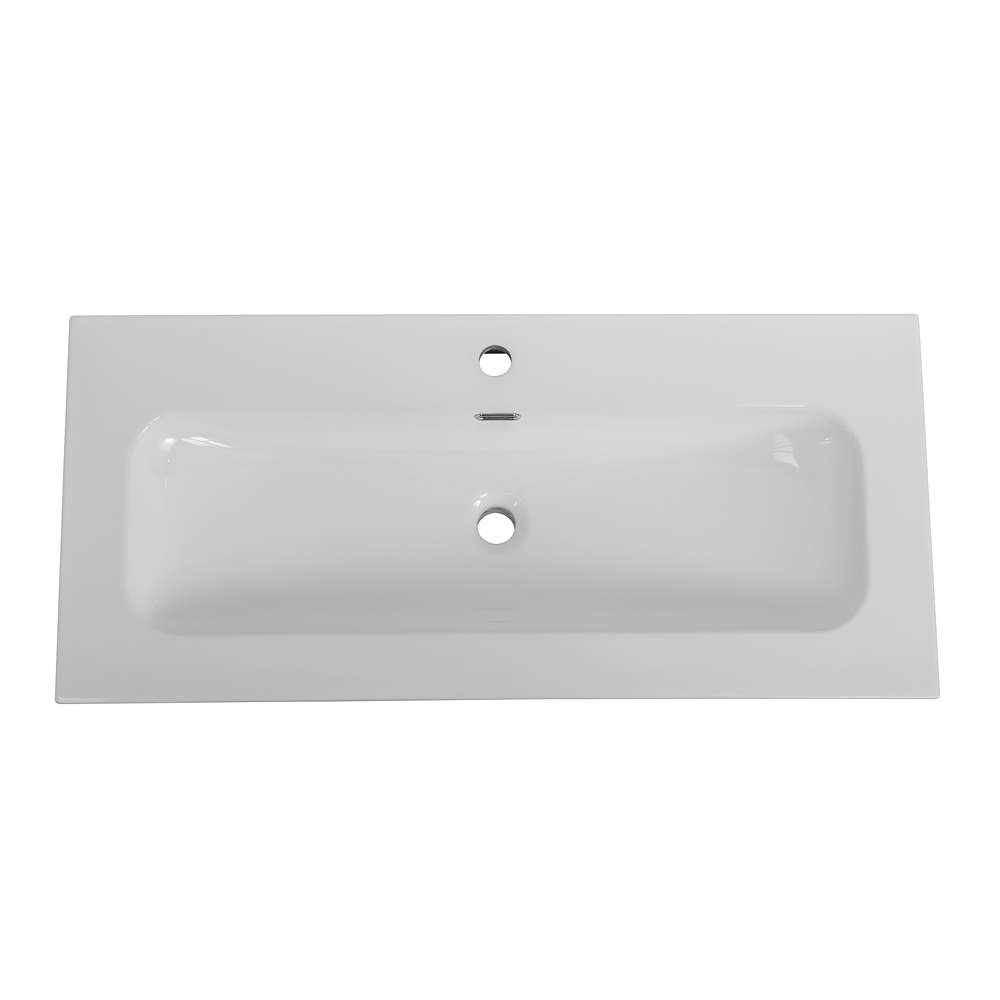 Тумба подвесная CEZARES DUET-N-1000-2C-SO-SPF-P с раковиной CZR-8073-100, cапфир