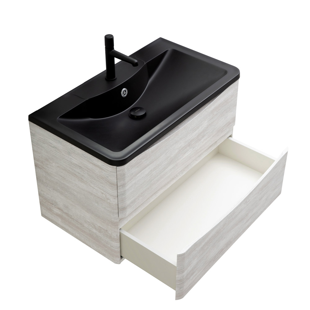 Мебель для ванной комнаты подвесная BelBagno ACQUA-1000-2C-SO-RVB 100 см Rovere Vintage Bianco