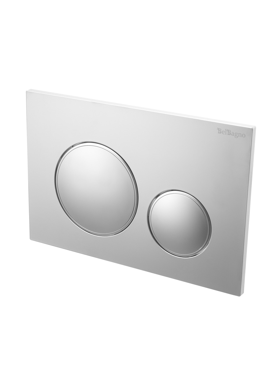 Кнопка смыва BelBagno BB-17C-IN цвет нержавеющая сталь