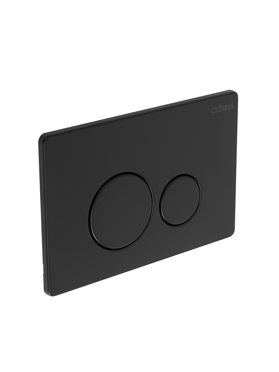 Кнопка смыва CEZARES CZR-310R-NOP, черный матовый