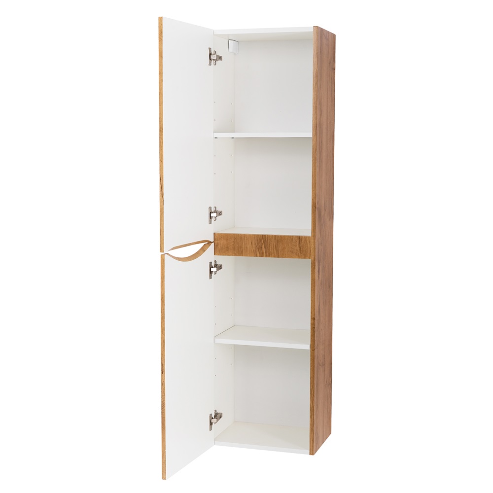 Пенал подвесной BelBagno FLY-MARINO-1500-2A-SC-RN-P-L левосторонний, Rovere Nature