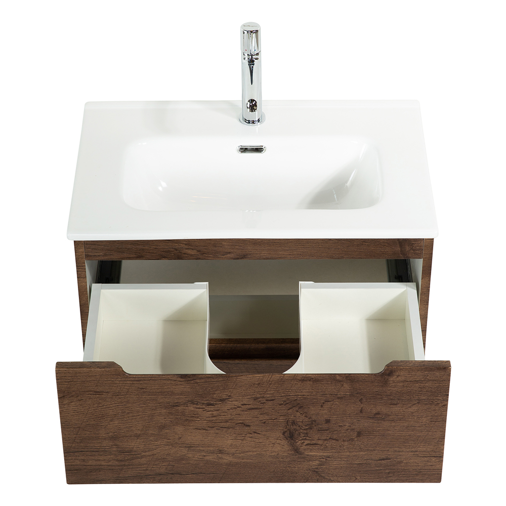 Тумба подвесная с раковиной BelBagno ETNA39-500/390-2C-SO-RW-P+BB500/390ETL