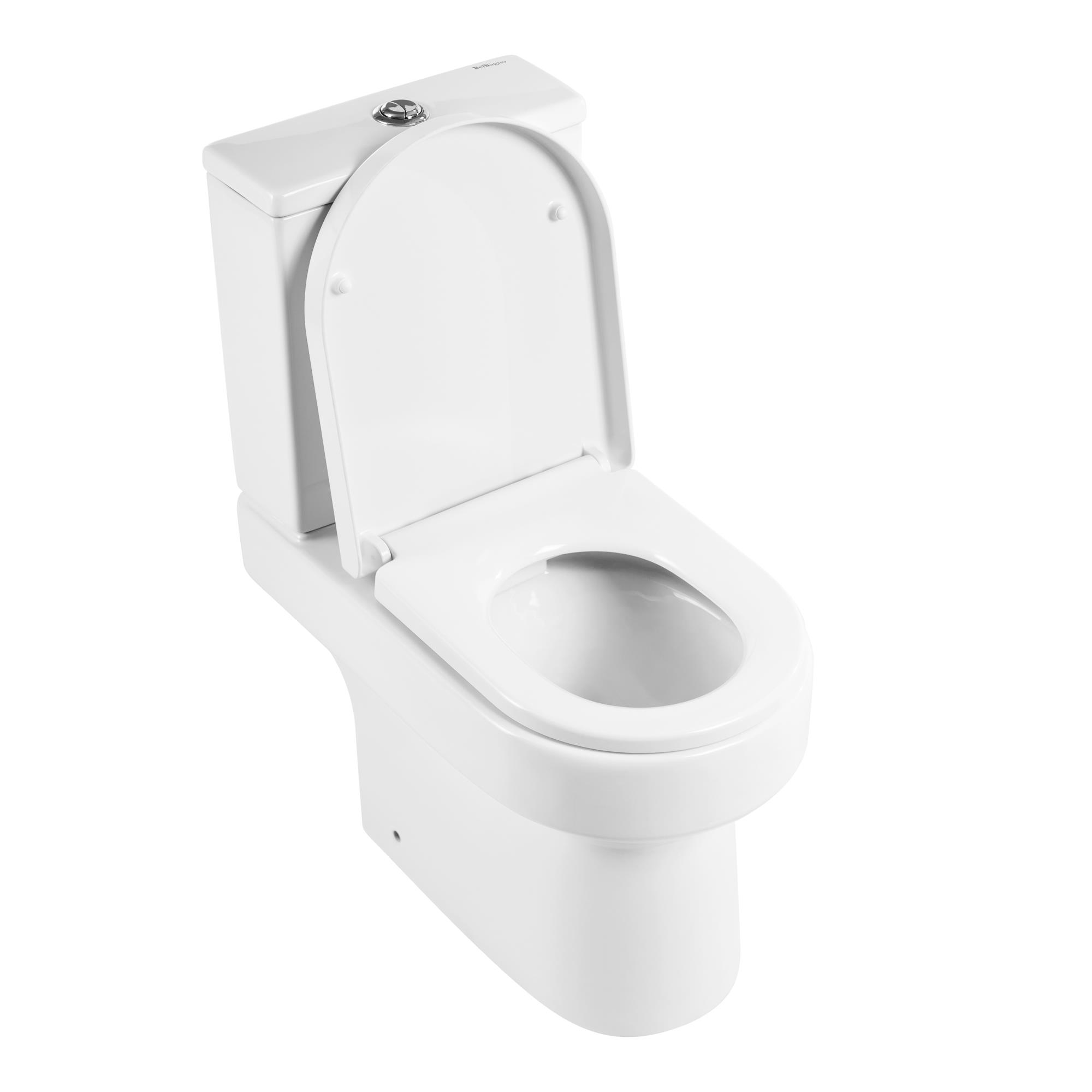 Унитаз-компакт безободковый BelBagno NORMA BB339CPR + BB339T