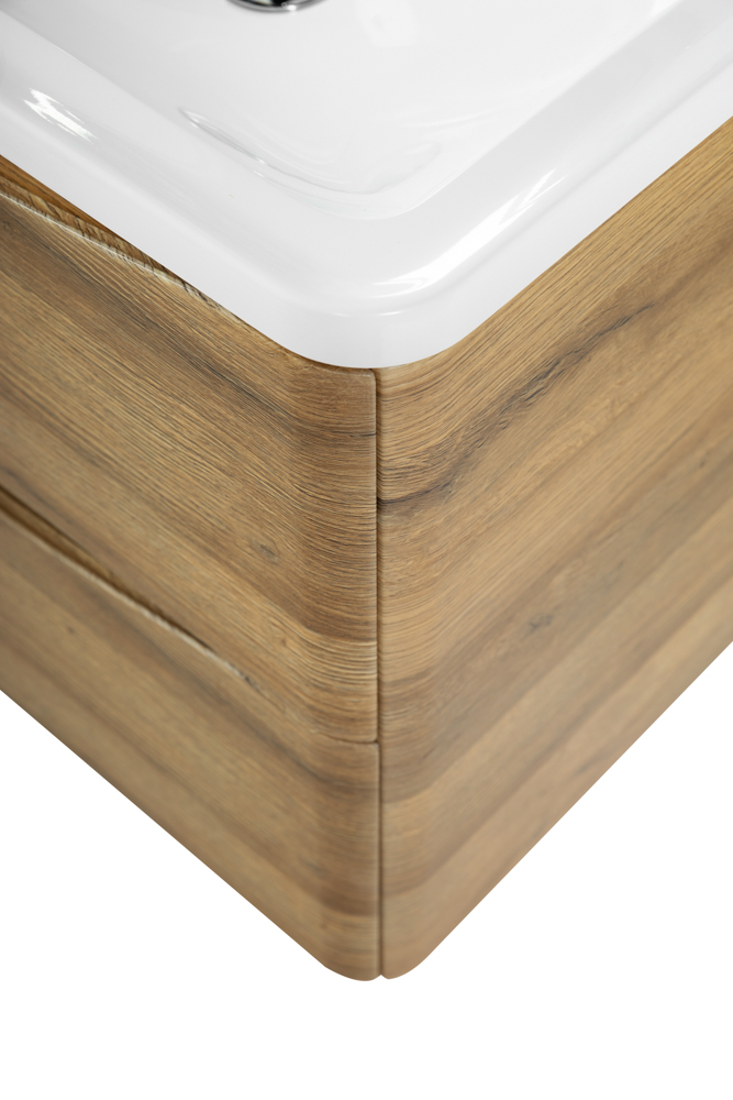 Мебель для ванной комнаты подвесная BelBagno ACQUA-700-2C-SO-RR 70см Rovere Rustico