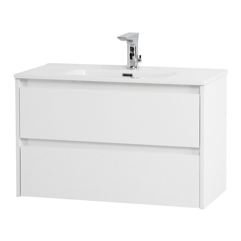 Тумба подвесная с раковиной BelBagno KRAFT 39-800/390-2C-SO-BO