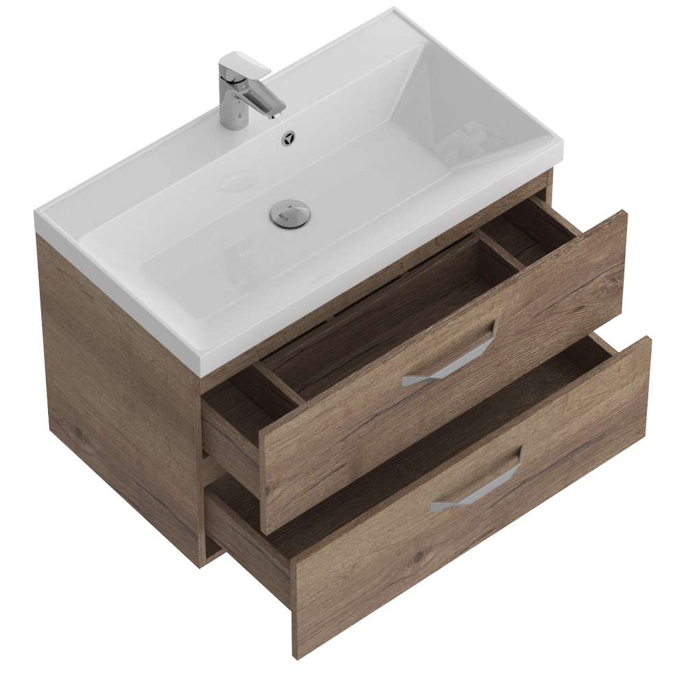 Тумба с раковиной BelBagno AURORA-800-2C-SO-RT