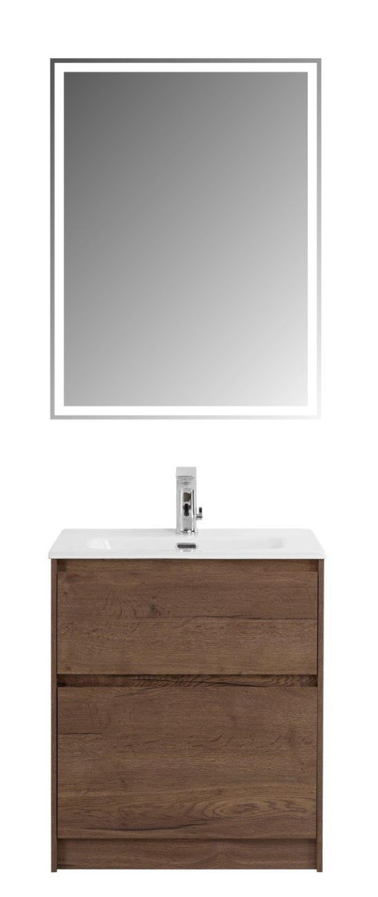 Тумба напольная с раковиной BelBagno KRAFT39-600/390-2C-PIA-RT