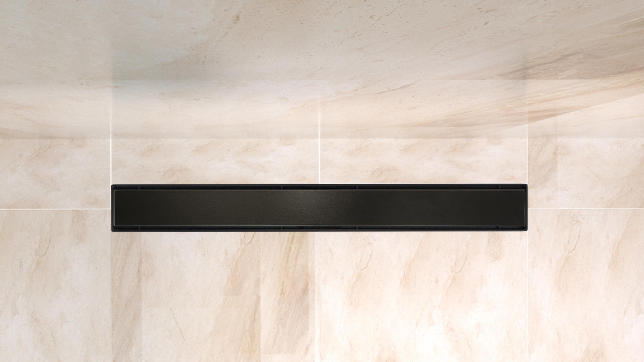 купить Душевой линейный трап 60 см BelBagno BB-LD-LUCE-60-NERO лоток чёрный матовый 