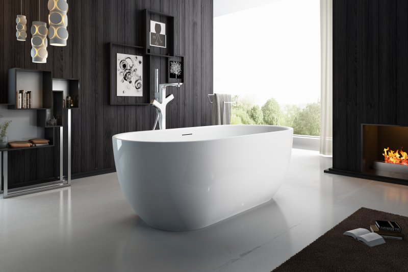 Ванна акриловая отдельностоящая BelBagno BB70-1700-800