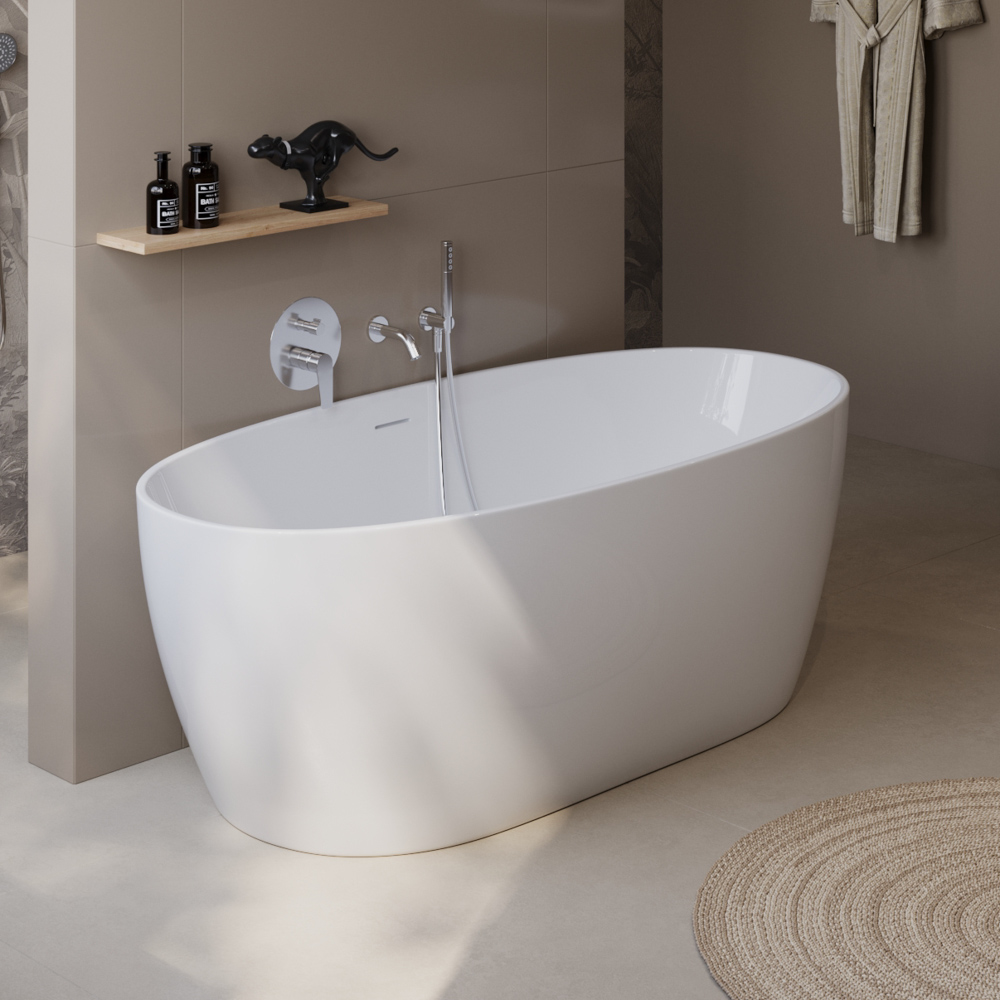 Ванна акриловая отдельностоящая BelBagno BB414-1700-800