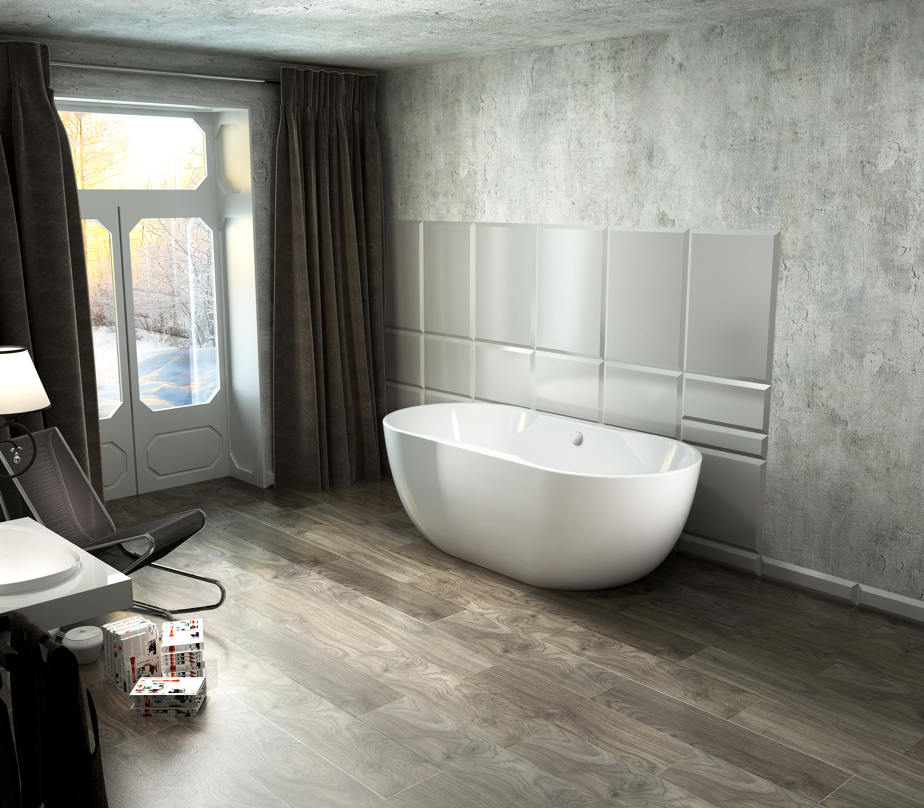 Ванна акриловая отдельностоящая BelBagno BB28