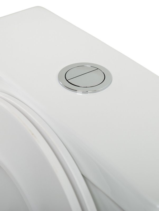 Унитаз-компакт CEZARES STYLUS CZR-538-CP-TOR/SC безободковый с сиденьем и смывом TORNADO