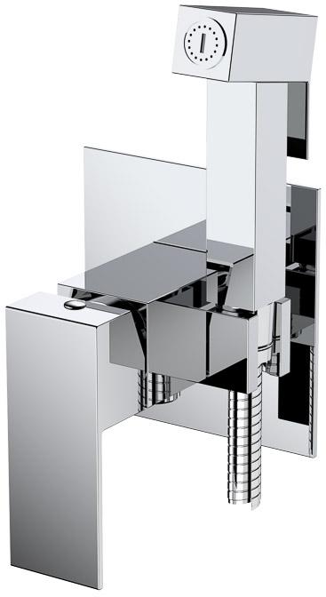купить Встроенный смеситель Cezares SLIDER-DIF-01 с гигиеническим душем, хром 