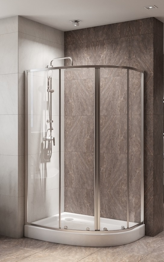 купить Душевой уголок BelBagno DUE-RH-2-100/80-C-Cr 