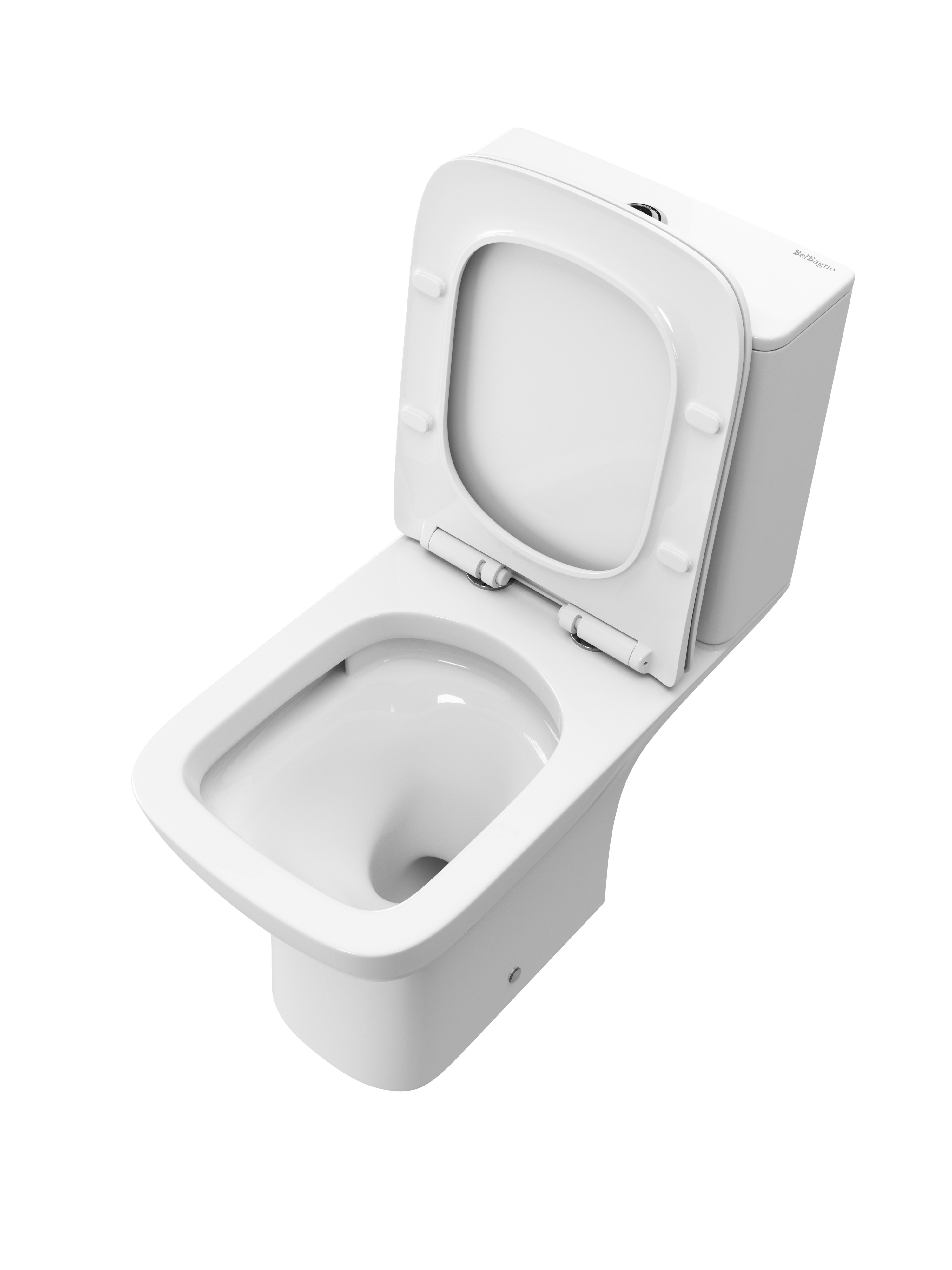 Унитаз-компакт BelBagno ROMANO -TOR BB2803CP/T-TOR/SC с сиденьем и смывом TORNADO
