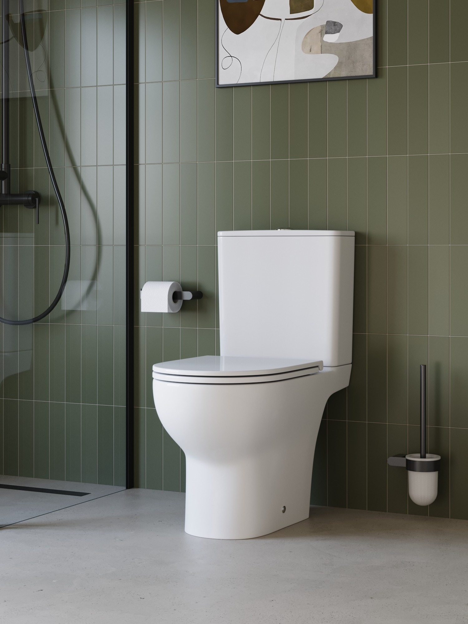 Унитаз-компакт BelBagno LOUNGE-TOR-2 BB2802CP/T-TOR/SC с сиденьем и смывом TORNADO