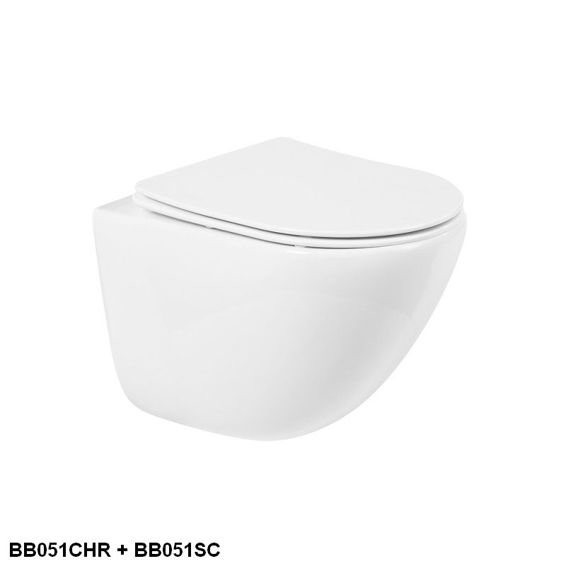 Унитаз подвесной безободковый BelBagno AMANDA BB051CHR