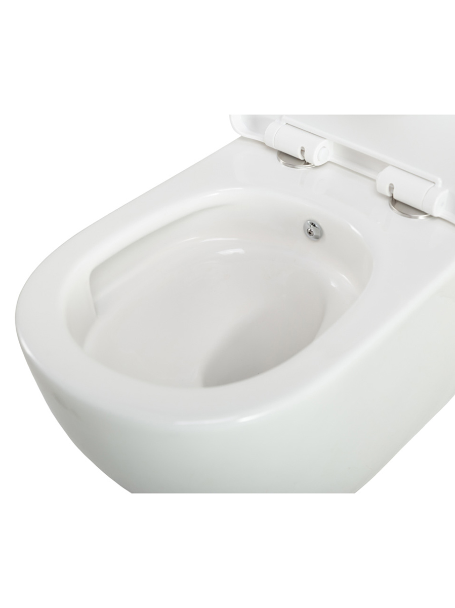 Унитаз подвесной BelBagno MARINO BB7026CH-TOR-BFS/SC с сиденьем, функцией биде, без смесителя 