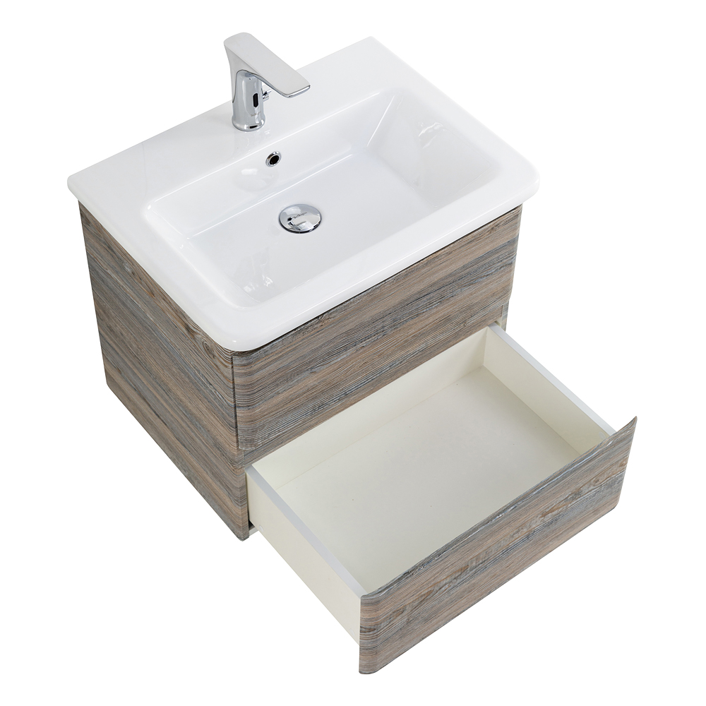 Тумба подвесная с керамической раковиной BelBagno ALBANO-CER-500-2C-SO-PS