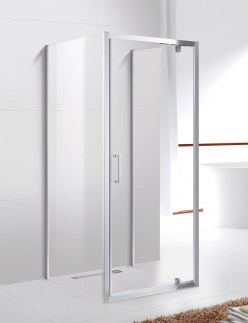 Душевой уголок Cezares MOLVENO-BA2-100/80-C-Cr-IV, 100х80х195, профиль хром, стекло прозрачное