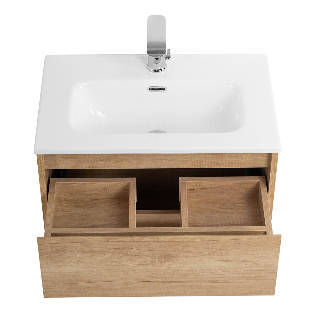 Тумба подвесная с раковиной BelBagno KRAFT 39-600/390-2C-SO-RNN