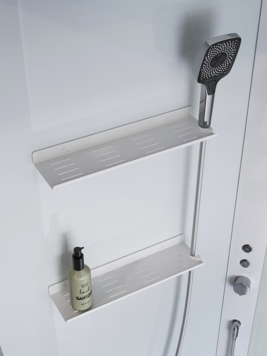 Душевая кабина BelBagno UNO-CAB-A-1-90-C-Cr-Bi-TOP-L, левосторонняя