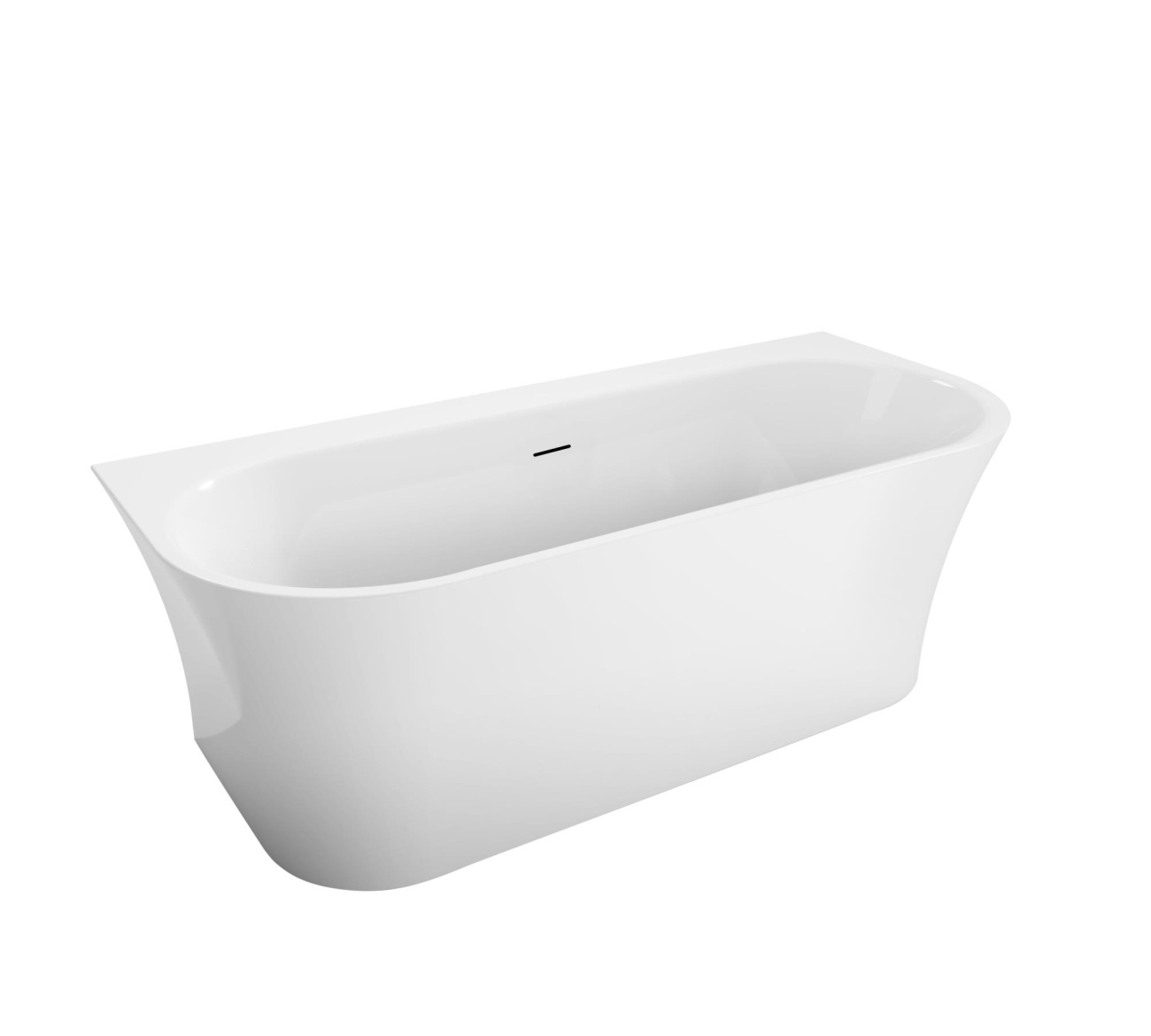 Ванна пристенная BelBagno BB711-1550-700