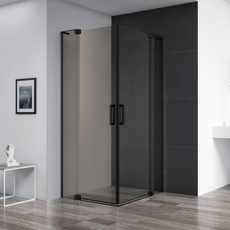 купить Душевой уголок Cezares SLIDER-A-2-100/110-BR-NERO 