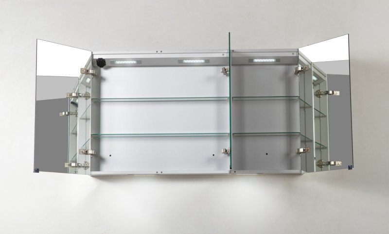 Зеркальный шкаф BelBagno SPC-3A-DL-BL-1200