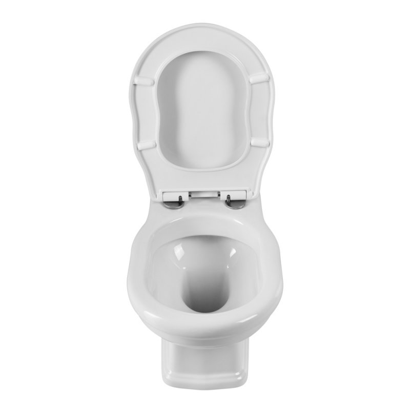 Унитаз подвесной безободковый с сиденьем BelBagno BOHEME BB115CH + BB115SC