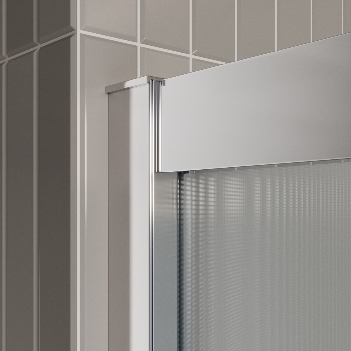 Шторка на ванну BelBagno LUCE-VF-11-90/145-P-Cr