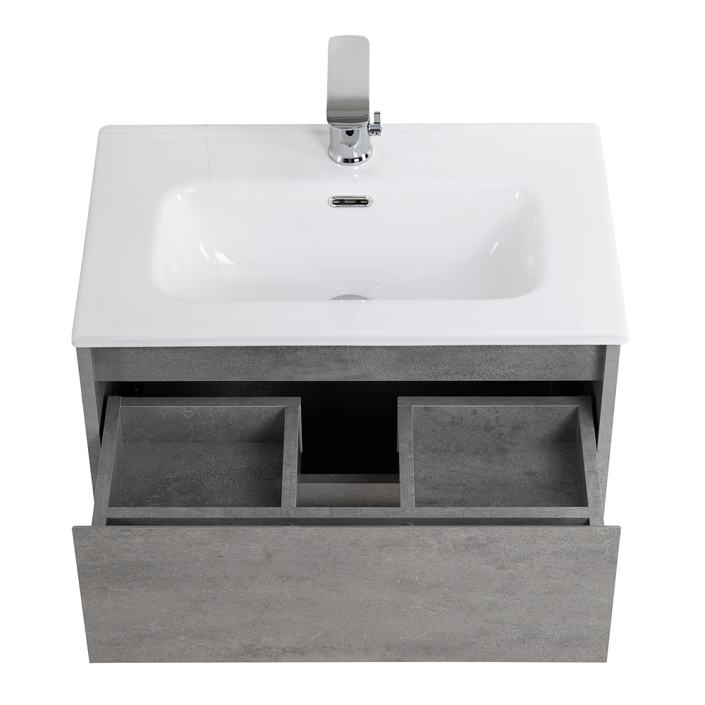 Тумба подвесная с раковиной BelBagno KRAFT 39-600/390-2C-SO-CG