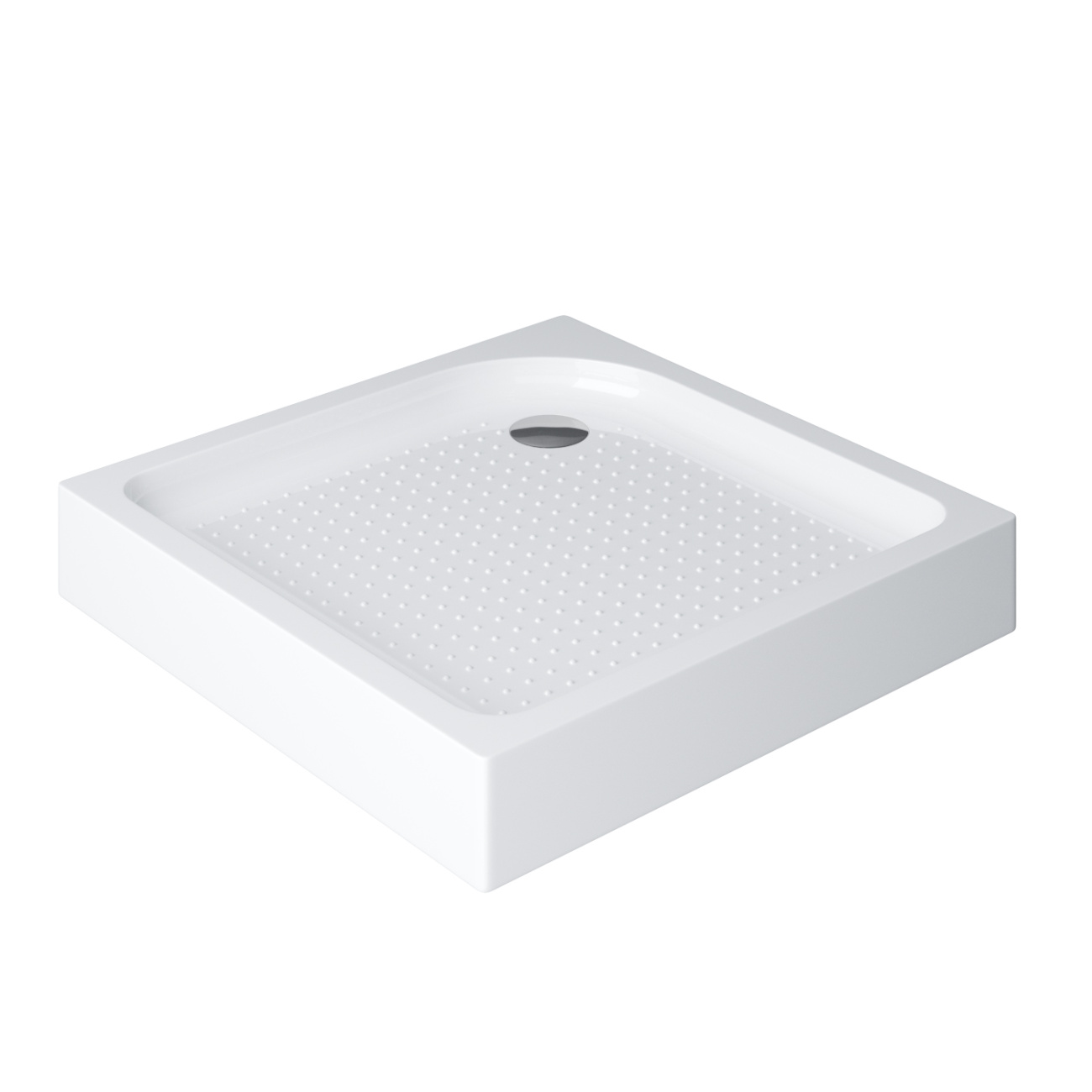 Акриловый поддон 95х95 BelBagno TRAY-BB-A-95-15-W с сифоном