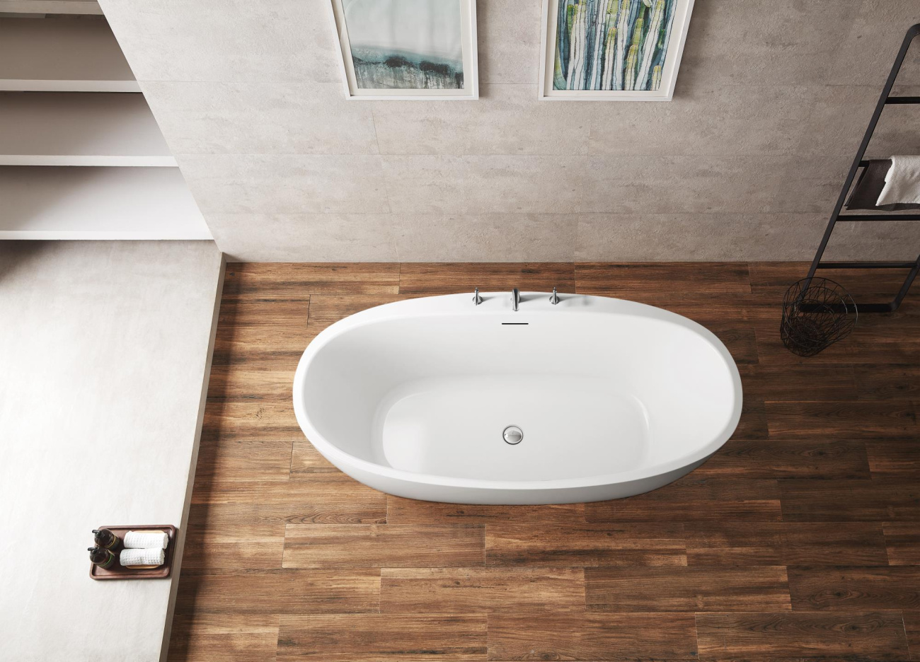 Ванна акриловая отдельностоящая BelBagno BB404-1700-800